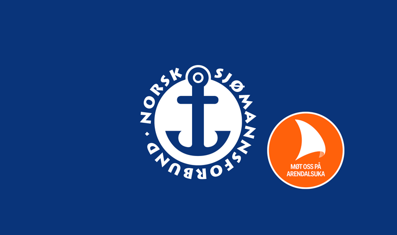 Logoene til Norsk Sjømannsforbund og Arendalsuka